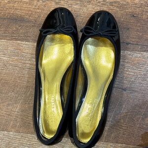Ralph Lauren Black Patent Ballet Flats